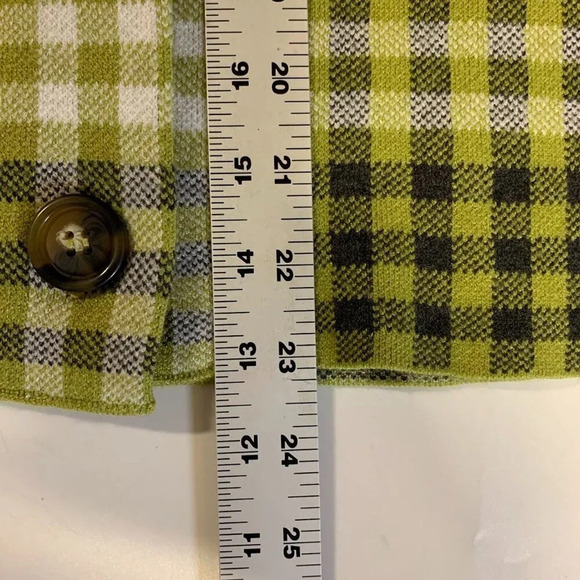 Rachel Roy Women's Plaid Check Rayon 3 Button Long Sleeve Jacket Size L - Picture 13 of 13